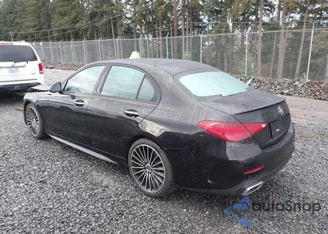 2024 Mercedes-Benz C 300 z USA, uszkodzony, nr VIN W1KAF4HB5RR182230